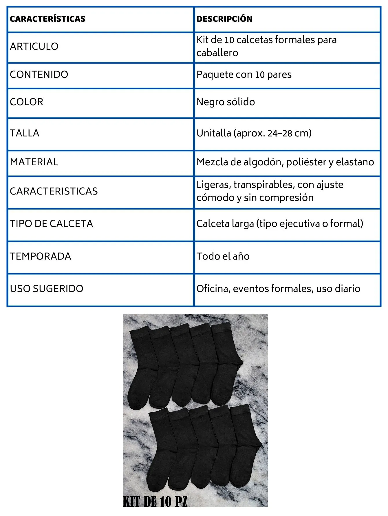 AF1009-2 KIT DE 10 2558